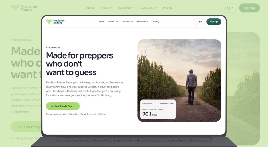 Provision Planner — project screenshot